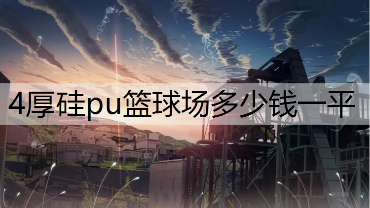 4厚硅pu篮球场多少钱一平 4厚硅pu篮球场多少钱一平
